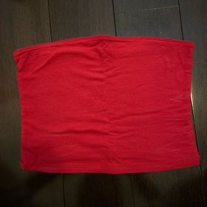 Hollister Red Tube Top